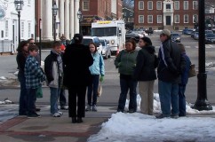 A little snow doesn’t stop this Winter Festival walking tour.